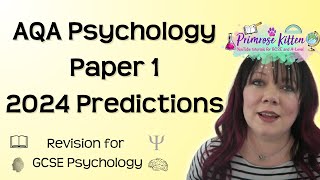 AQA  GCSE Psychology Paper 1  2024 predictions [upl. by Wylma]