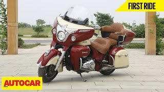 Indian Roadmaster  First Ride  Autocar India [upl. by Mathis64]