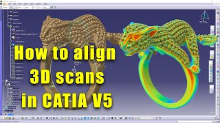 CATIA V5  How to position and align 3D scans [upl. by Pippy]