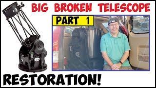 PART 1  GIANT Telescope Restoration  Orion XX14g GoTo Dobsonian Episode 1 by Reflactor [upl. by Pooh633]