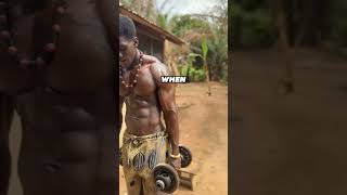 Black David Laid Jacked African bodybuilder [upl. by Adyeren]