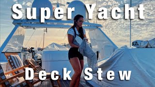 Day in the life of a Super Yacht DeckStew [upl. by Nehte54]