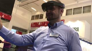 GEODIS stand activation at Munich Logistics Trade show  Gamar HoloLens experience [upl. by Dailey]