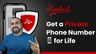 Virtual US phone number to use anywhere in the world  Hushed 25 [upl. by Eiralav]