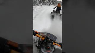 To much snow fot KTM and YAMAHA RAPTOR [upl. by Jenine]