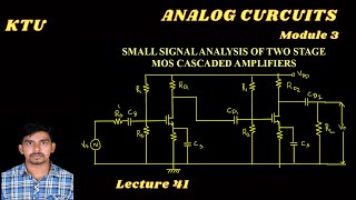 TWO STAGE CS RC COUPLED AMPLIFIER  CASCADED AMPLIFIER  MID FREQUENCY ANALYSIS [upl. by Anaerda]