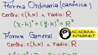 Circunferencia como lugar geométrico forma ordinaria general elementos [upl. by Kuska]