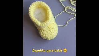 short ZAPATITOS 👆PARA BEBÉ DE 0 a 3 meses [upl. by Harwilll]