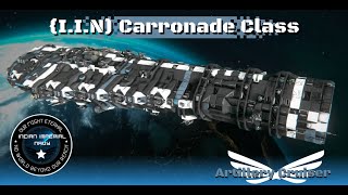 IIN DX24 Carronade Class Artillery Cruiser  Space Engineers Ship Review [upl. by Aseral764]