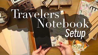 Travelers Notebook Setup [upl. by Anelegna]