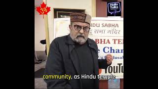 Canada India Khalistani issue We Hindus will not support Canadian politicians till [upl. by Justen]