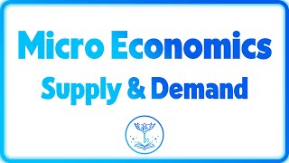 Micro Economics  Supply amp Demand Elasticity Market Shortage amp Surplus [upl. by Remoh407]