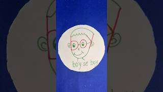 Easy Boy Drawing New Drawing ideas boy drawing trending diy shorts video viral craft [upl. by Danila458]