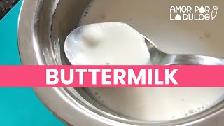 ¿Cómo Hacer Buttermilk  Amor por lo Dulce [upl. by Negah400]