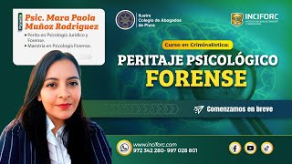 PERITAJE PSICOLÓGICO FORENSE [upl. by Harriott]