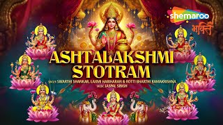 Ashtalakshmi Stotram with Lyrics for GROWTH WEALTH PROSPERITY amp SUCCESS  Diwali  Laxmipuja [upl. by Anner606]