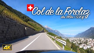 Driving the Col de la Forclaz from Martigny Switzerland to Chamonix France [upl. by Wyatan]