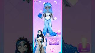 Animedoll into Emily Corpse bride💙👻 corpsebride youtubeshorts gaming cosplay edit scary emily [upl. by Chem]