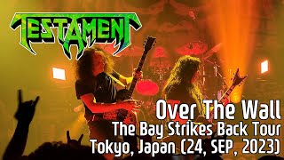 Testament  Over The Wall The Bay Strikes Back Tour Tokyo Japan  24 SEP 2023 [upl. by Capwell]