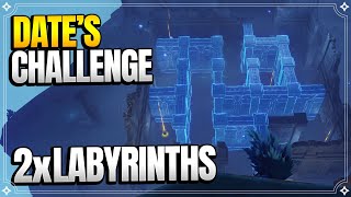 Dates Challenge Labyrinths  World Quests and Puzzles 【Genshin Impact】 [upl. by Esinyl681]