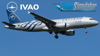 رحلة السعودية افتراضية MSFS2020 Flight No SVA1572 From OERK TO OEAO quotIVAO Online quot [upl. by Ynnattirb]