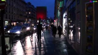 An Evening Stroll Along the Rue de Rivoli in Paris France [upl. by Hplodnar]