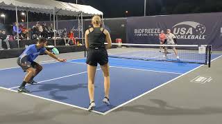 Bronze Medal Match Mixed 50 19 Pickleball at Nationals 2023 [upl. by Ahsemak842]