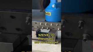 Pneumatic Air Rivet Nut Guns Automatic Insert threaded Riveting Rivnut Tool szentriveterszent312 [upl. by Zachary734]