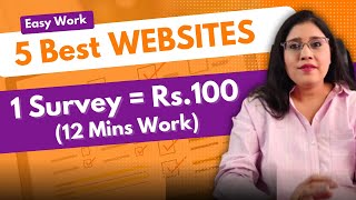 Do Online Surveys amp Earn Money  Easy Job For Students  Earning Rs7000 [upl. by Seldun]