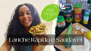 Lanche VEGANO muito DELICIOSO com todos os MACRONUTRIENTES [upl. by Annair]