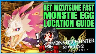 How to Get a Mizutsune Monstie Egg Fast  Ultimate Egg Farm Guide  Monster Hunter Stories 2 [upl. by Acinomad]