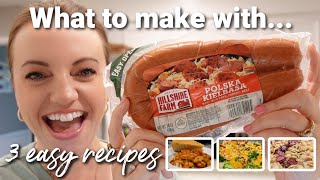 What to make withKIELBASA sausage  3 easy recipes using Kielbasa [upl. by Kuehnel]