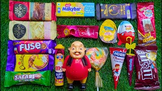 ASMR Most Popular Chocolates  lots of colorful rainbow lollipops candies unpacking surprise egg [upl. by Ainav834]