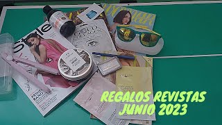 REGALOS REVISTA JUNIO 2023🎁 REGALOS VALORADOS EN 20€ [upl. by Haiacim]