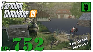 Lets play FS19 The Great Plateaus with KustJidding  Episode 752 [upl. by Atokad]