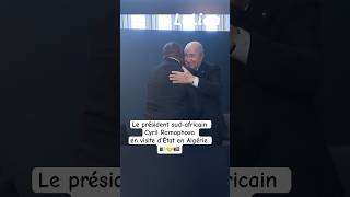 Le président sudafricain Cyril Ramaphosa en visite d’État en Algérie الجزائر algerie [upl. by Ellener]