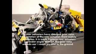 2011 Lego Technic Challenge Asphalt Paver made by Waler93 Linear Movment [upl. by Leuas]