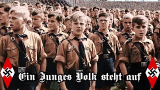 Ein Junges Volk steht auf German  English Lyrics [upl. by Adraynek]