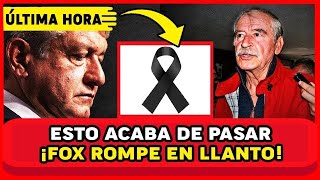 TRISTE NOTICIA PARA VICENTE FOX HACE MOMENTOS LA UIF ENCONTRÓ ESTO ¡AMLO Y MEXICO FELIZ CELEBRA [upl. by Ora]