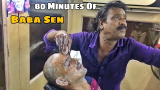 Worlds GREATEST Head amp Face Massage By Baba Sen  The Cosmic BarberPart1  80 Mins Of Pure ASMR [upl. by Aiceled]