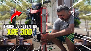 COMO TROCAR RETENTOR DA XRE 300 [upl. by Terese]