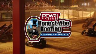 Introducing the POWRi Honest Abe Roofing 410 Outlaw Sprints The Beginning of a New Era [upl. by Arielle]