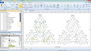 Grapher How to create and edit Piper Plots Trilinear Diagrams [upl. by Endres]