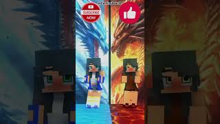 WATER DRAGON 💦 VS FIRE DRAGON Funny Animationviralvideo💯 youtubeshorts dance trending [upl. by Eceela]