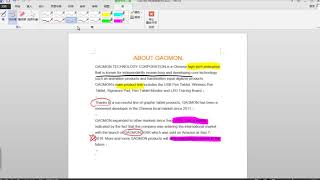 How to Use Pen Tablet to Sign Annotate or Comment on Word Excel PowerPoint and OneNote [upl. by Lunna]