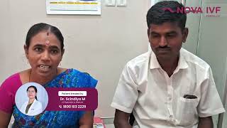 The couple conceived after IVF treatment by Dr Scindiya IVF specialist Nova IVF Madurai [upl. by Sontich50]