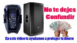 Diferencia entre Altavoces Profesionales y no Profesionales [upl. by Prouty]