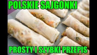 Jak zrobić sajgonki prosty przepis na sajgonki Kaliber smaku [upl. by Hertzog915]