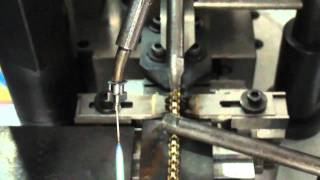 KAUSTUBHH TECHNOCRAFT  AUTOMATIC JEWELRY CABLE CHAIN COUPLING WELDING BISMARK MACHINE [upl. by Orabla]