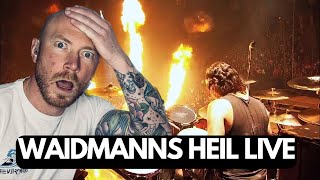 Drummer Reacts To  RAMMSTEIN  WAIDMANNS HEIL LIVE FIRST TIME HEARING [upl. by Ihcas126]